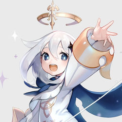 This is a pixiv picture whose title is paimon.