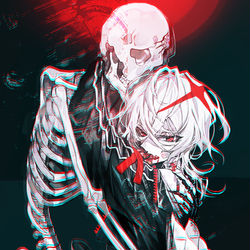 This is a pixiv picture whose title is BLACK.