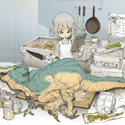 This is a pixiv picture whose title is 大きなとりもも.