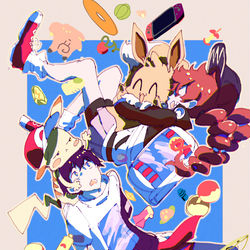 This is a pixiv picture whose title is ポケモンMV.