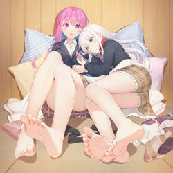 This is a pixiv picture whose title is P&JK＆MeAqua.