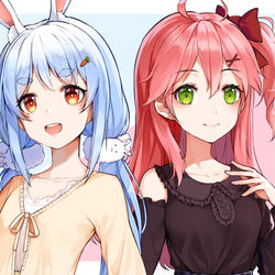 This is a pixiv picture whose title is pekomiko.