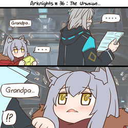 This is a pixiv picture whose title is Arknights #36.