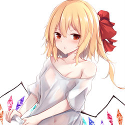 This is a pixiv picture whose title is 濡れフラン.
