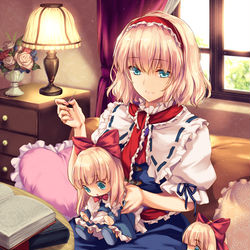 This is a pixiv picture whose title is お裁縫上手のアリスお姉ちゃん.