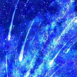 This is a pixiv picture whose title is 夜這い星の宵.