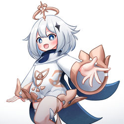 This is a pixiv picture whose title is パイモン.