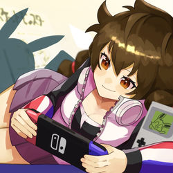 This is a pixiv picture whose title is あのキャラクターはプレイヤー自身と重ねてしまう.
