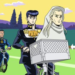 This is a pixiv picture whose title is 杜王町のE.T..