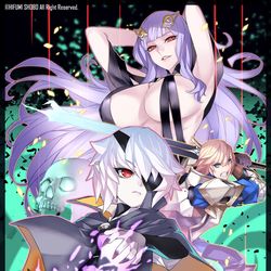 This is a pixiv picture whose title is 【宣伝】四度目は嫌な死属性魔術師　7巻.