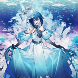 This is a pixiv picture whose title is 【PFAOS】夢見花の魔女.