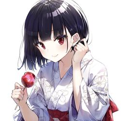 This is a pixiv picture whose title is 浴衣。.
