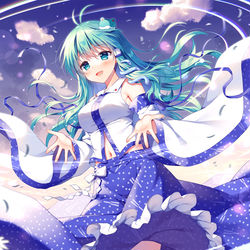 This is a pixiv picture whose title is 風の祈り.