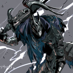 This is a pixiv picture whose title is ダークソウル.