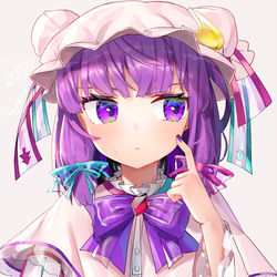 This is a pixiv picture whose title is 短髪×透明パチュリー.