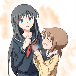 This is a pixiv picture whose title is 「コンフリクトガール」冬の装い.