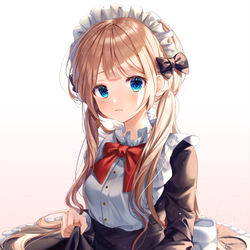 This is a pixiv picture whose title is どうしましたか、ご主人様？.