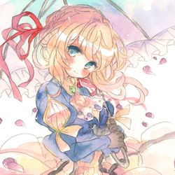 This is a pixiv picture whose title is ヴァイオレットちゃん.