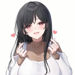 This is a pixiv picture whose title is ♥.