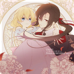 This is a pixiv picture whose title is ある姫LOG3+α.