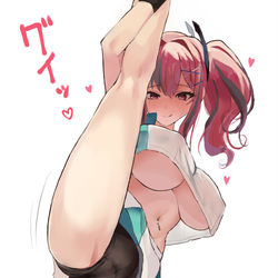 This is a pixiv picture whose title is I字バランス ブレマートン.
