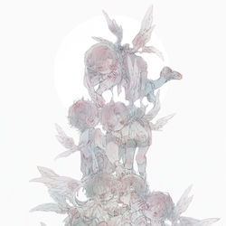 This is a pixiv picture whose title is 天使が僕を呼ぶ.