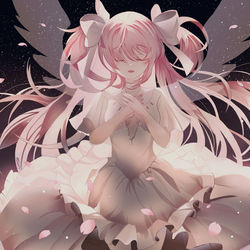 This is a pixiv picture whose title is 鹿目まどか♡.