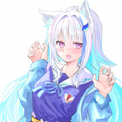 This is a pixiv picture whose title is ケモミミ.