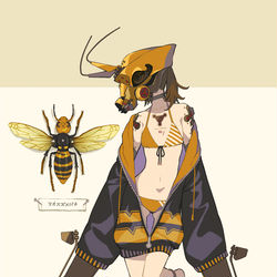 This is a pixiv picture whose title is 毒蟲纏メ.