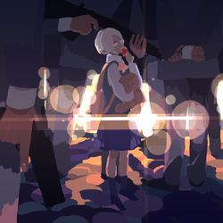 This is a pixiv picture whose title is 18番目の魔女.