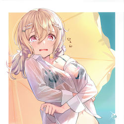 This is a pixiv picture whose title is 「寒くなるよって なんで教えてくれなかったの〜😡🥶」.