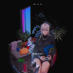 This is a pixiv picture whose title is GAME PLAY.