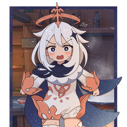 This is a pixiv picture whose title is 비상식량쟝.