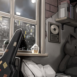 This is a pixiv picture whose title is 空き部屋.