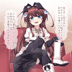 This is a pixiv picture whose title is シルクお嬢との戯れ。.