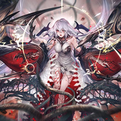 This is a pixiv picture whose title is 【シャドウバース】スチル「母なる存在」.