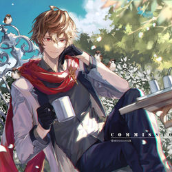 This is a pixiv picture whose title is グラブル.