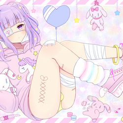 This is a pixiv picture whose title is やみかわ男の娘♥.