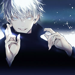 This is a pixiv picture whose title is 五条悟.