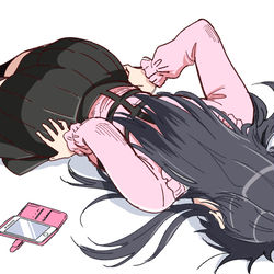 This is a pixiv picture whose title is SNS映えを狙ってI字バランスに挑戦するも….