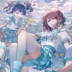 This is a pixiv picture whose title is ノクチル.