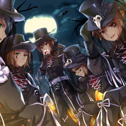 This is a pixiv picture whose title is HAPPYHalloween.