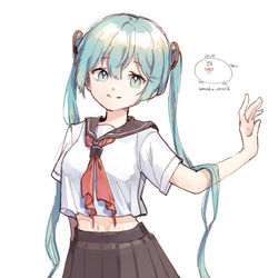 This is a pixiv picture whose title is miku!!.