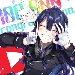 This is a pixiv picture whose title is 10万人！.