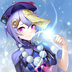 This is a pixiv picture whose title is 原神 七七.
