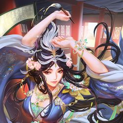 This is a pixiv picture whose title is 三國殺-辛憲英.