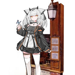 This is a pixiv picture whose title is 白面鸮.