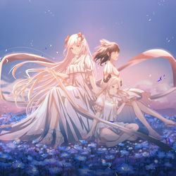 This is a pixiv picture whose title is 夢.