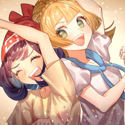 This is a pixiv picture whose title is 全力.