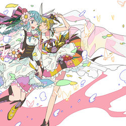 This is a pixiv picture whose title is カラフルヒロイン.